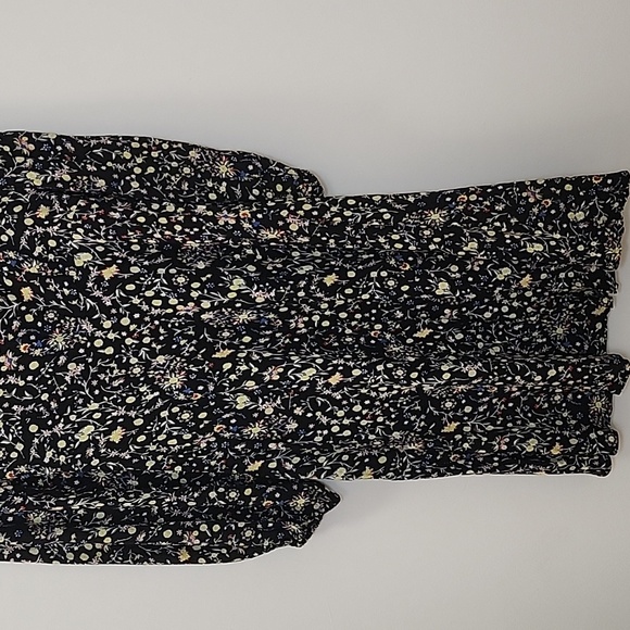 Boden Preppy Tie Neck Mini Shirt Dress Black Size 10 - Picture 14 of 16